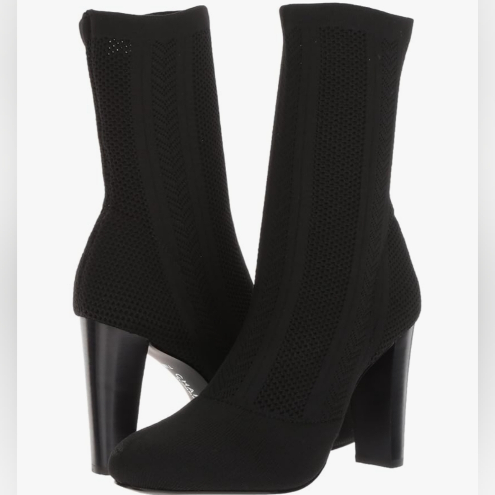 Charles David Elegant Black Ankle Boots